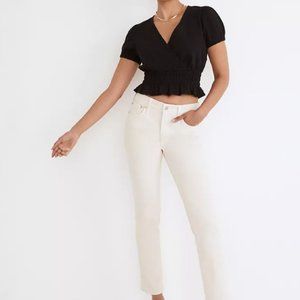 Madewell White Perfect Vintage Jean